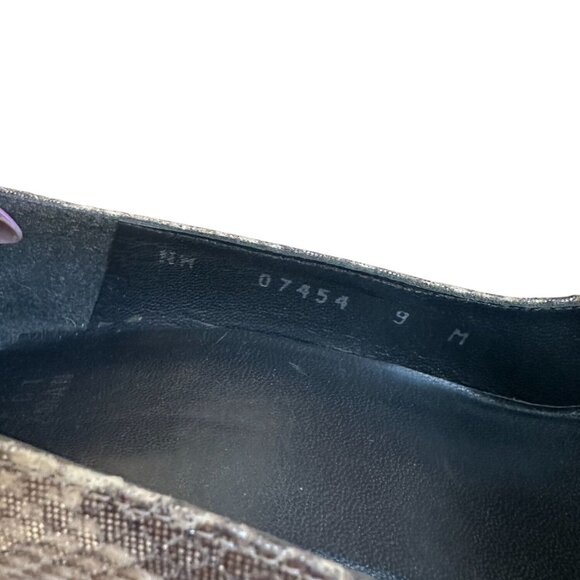 STUART WEITZMAN Snake Print Leather Cork Wedges Size 9 - Picture 5 of 8